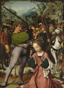 Jan Provost, The Martyrdom of St Catherine, first half of 16th century Oil on panel, 37 x 26.7 in Royal Museum of Fine Arts, Antwerp