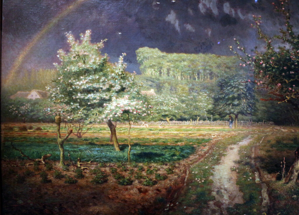Jean-Francois Millet, Spring, 1868–1873 Oil on canvas, 33.9 × 43.7 in Musée d’Orsay, Paris