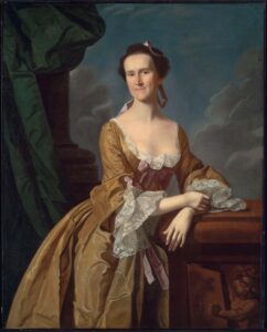 John Singleton Copley, Mrs. John Amory, circa 1763 Oil on canvas, 49.8 x 40 in Museum of Fine Arts Boston