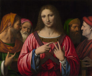 Bernardino Luini, Christ among the Doctors, probably about 1515-30 Oil on wood, 28.5 x 33.7 in National Gallery, London