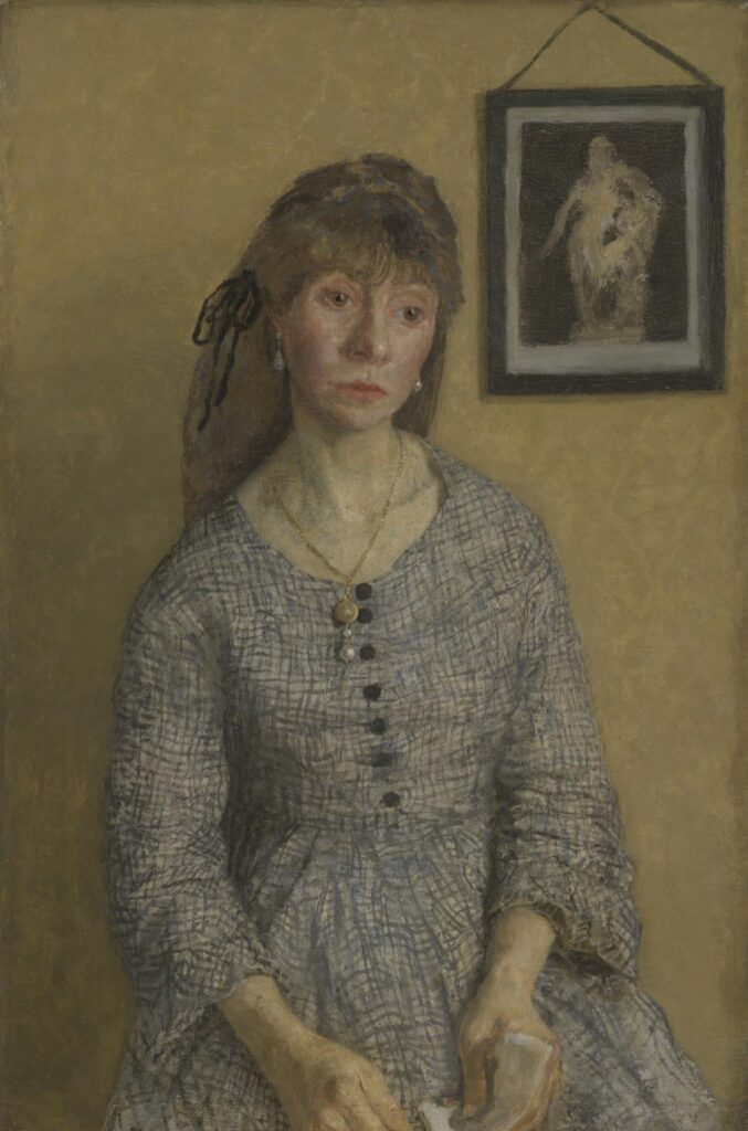 Gwen John, Portrait of Chloë Boughton-Leigh, between 1904 and 1908 Oil on canvas, 23 × 15 in Tate Britain, London