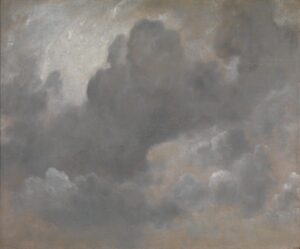 John Constable, Cloud Study, 1822 Oil paint on paper on board, 18.7 x 22.6 in Tate Gallery, London