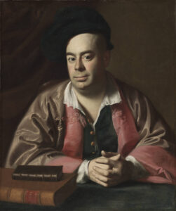 John Singleton Copley, Portrait of Nathaniel Hurd, circa 1765-1766 Oil on canvas, 30 x 25.5 in Cleveland Museum of Art