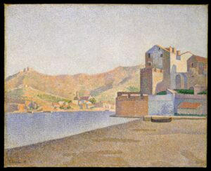 Paul Signac, The Town Beach, Collioure, Opus 165, 1887 Oil on canvas, 24 3/4 x 31 1/2 in Metropolitan Museum of Art, New York