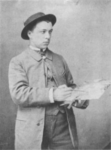 Signac with his palette, c. 1883