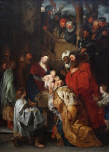 Peter Paul Rubens, Adoration of the Magi, circa 1619 Oil on canvas, 12.5 ft x 110.2 in Royal Museums of Fine Arts of Belgium, Brussels