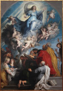 Peter Paul Rubens, Assumption of Mary, circa 1616 Oil on canvas, 16.4 ft x 11.1 ft Royal Museums of Fine Arts of Belgium, Brussels