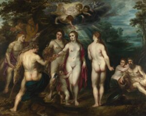 Peter Paul Rubens, The Judgement of Paris, probably between 1597 and 1599 Oil on canvas, 57 x 76.2 in National Gallery, London