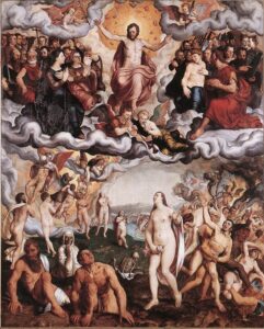 Pieter Pourbus, The Last Judgment, 1551 Oil on oak wood, 89.9 x 71.2 in Groeningemuseum, Bruges, Belgium