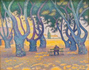 Paul Signac, Place des Lices, Saint-Tropez, 1893 Oil on canvas, 25.7 x 32.2 in Carnegie Museum of Art, Pittsburgh