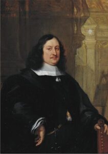 Portrait of David Teniers by Philip Fruytiers, 1655