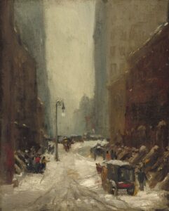 Robert Henri, Snow in New York, 1902 Oil on canvas, 32 x 25.7 in National Gallery of Art, Washington DC