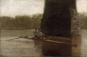 Thomas Eakins, The Pair-Oared Shell, 1872 Oil on canvas, 24 x 35.9 in Philadelphia Museum of Art
