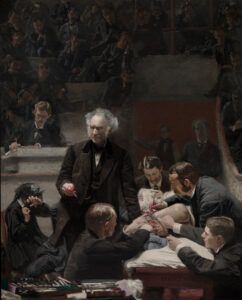 Thomas Eakins, The Gross Clinic, 1875 Oil on canvas, 96.07 x 78.05 in Philadelphia Museum of Art