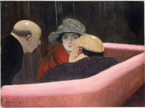 Félix Vallotton, The Chaste Susanna, 1922 Oil on canvas, 21.3 x 28.7 in Musée Cantonal des Beaux-Arts de Lausanne, Switzerland