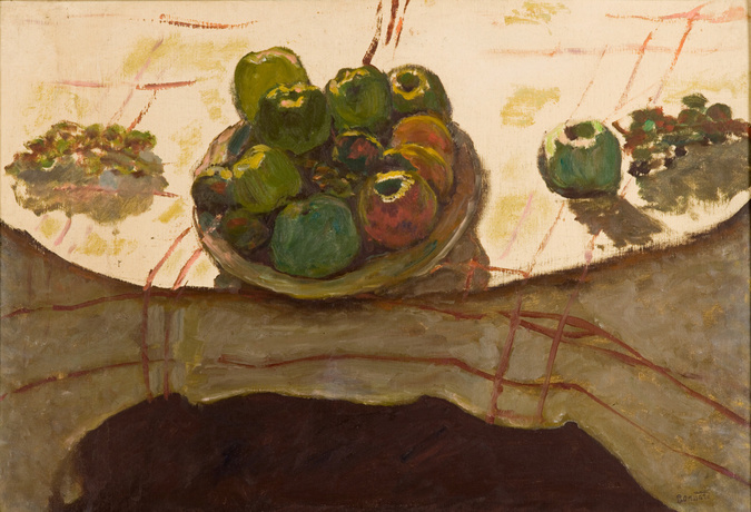 Pierre Bonnard, Plate of Apples on a Table, 1910–1912 Oil on canvas, 17 × 24.9 in Musée d’Orsay, Paris