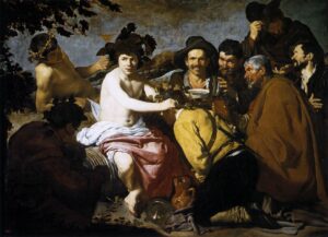 Diego Velázquez, Los Borrachos, The Topers (The Triumph of Bacchus), c. 1629 Oil on canvas, 65 x 88.6 in Museo del Prado, Madrid
