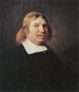 Jan de Bray, Portrait of Gilbert de Flines, 1658 Oil on wood, 26.4 x 21.7 in Louvre Museum, Paris