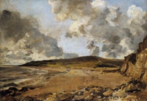 John Constable, Weymouth Bay, with Jordan Hill, 1816 Oil on canvas, 21 x 29.5 in National Gallery, London