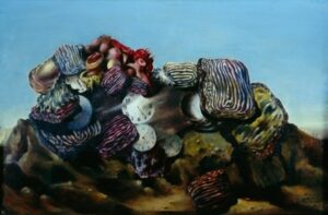 Dorothea Tanning, The Civilizing Influence, 1944 Oil on canvas