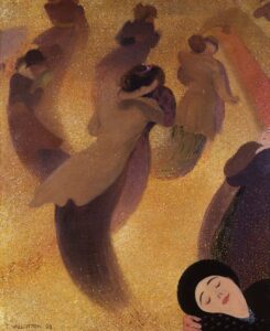 Félix Vallotton, The Waltz, 1893 Oil on Canvas, 24 in x 19.6 in Museum of Modern Art André Malraux, Le Havre, France