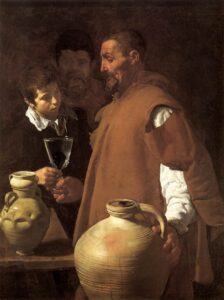 Diego Velázquez, The Waterseller of Seville, 1623 Oil on canvas, 42 x 31.9 in Wellington Museum, Apsley House, London