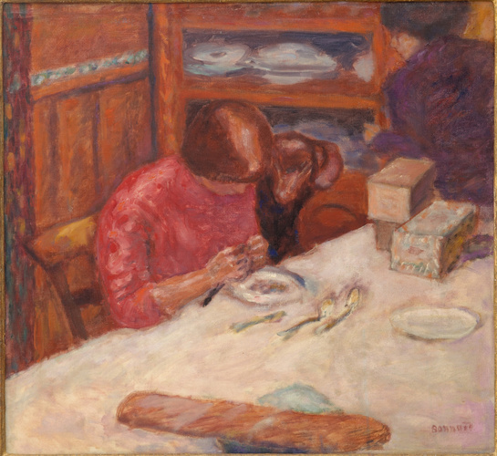 Pierre Bonnard, Interior, c 1920 Oil on canvas, 20.9 × 22.4 in Musée d’Orsay, Paris