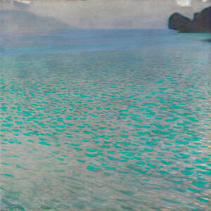 Gustav Klimt, Lake Atter, 1900 Oil on canvas, 31.57 x 31.57 in Leopold Museum, Vienna