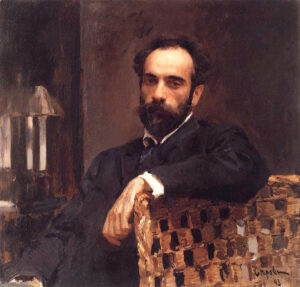 Isaac Levitan by Valentin Serov, 1893