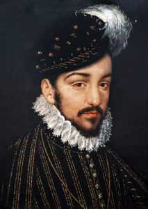 François Clouet, Portrait of Charles IX Oil on panel Musée des Beaux-Arts d'Agen, France