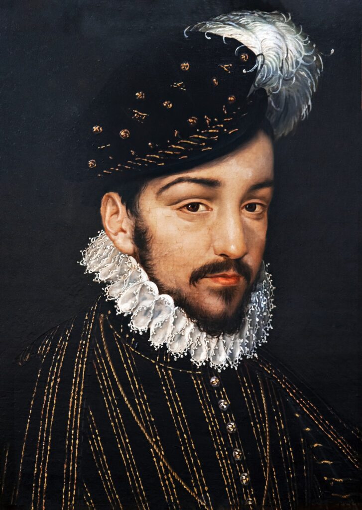 François Clouet, Portrait of Charles IX Oil on panel Musée des Beaux-Arts d'Agen, France