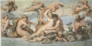 Agostino_Carracci_-_Ritratto_di_vecchia Agostino Carracci, Glaucus and Scylla, 1597 Fresco Farnese Gallery Rome