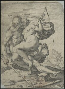 Hendrik Goltzius, An Allegorical Representation of Work and Diligence, 1582 Ghent University Library