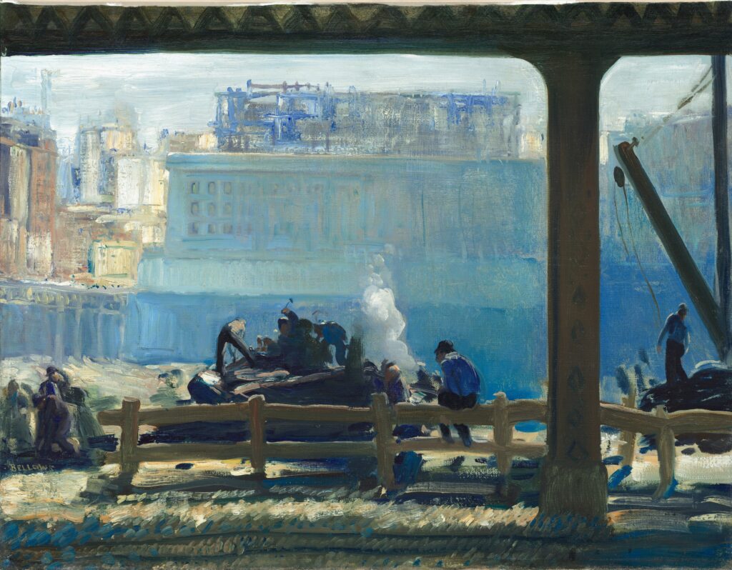 George Wesley Bellows, Blue Morning, 1909 Oil on canvas, 33.9 x 43.9 in National Gallery of Art, Washington DC