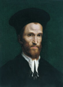 Antonio da Correggio, Portrait of a Student, circa 1525 Oil on canvas, 21.6 x 15.7 in Thyssen-Bornemisza Museum, Madrid