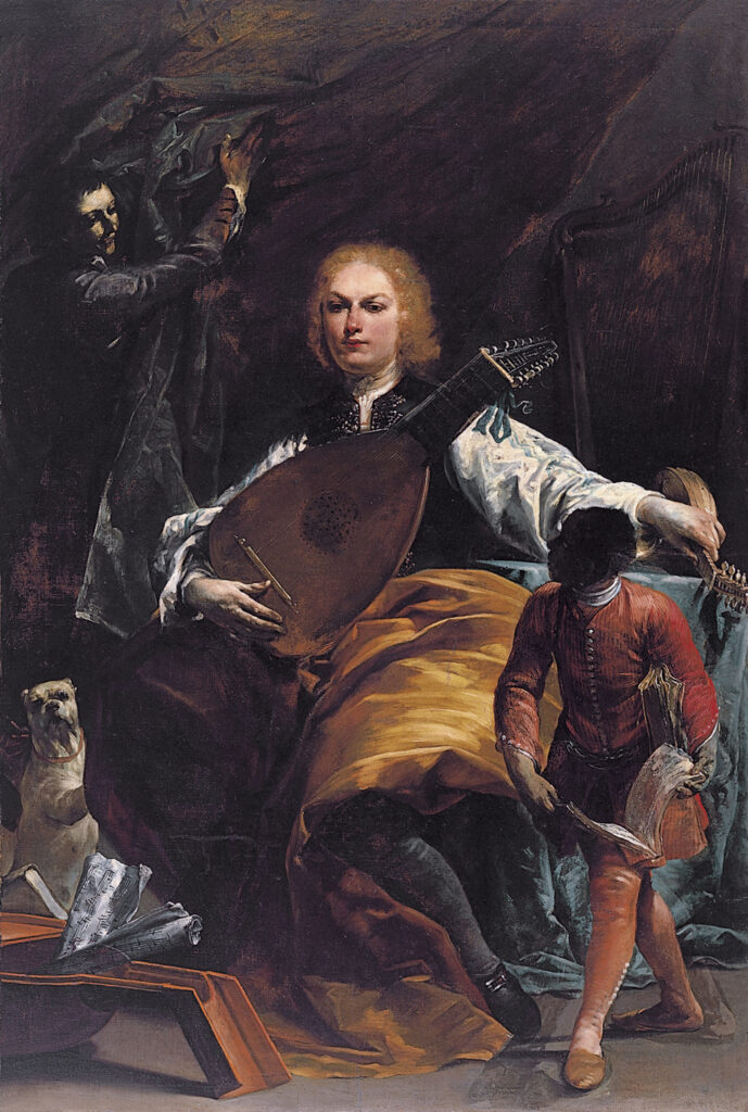 Giuseppe Maria Crespi, Count Fulvio Grati, between 1700 and 1720 Oil on canvas, 89.7 x 60.2 in Thyssen-Bornemisza Museum, Madrid