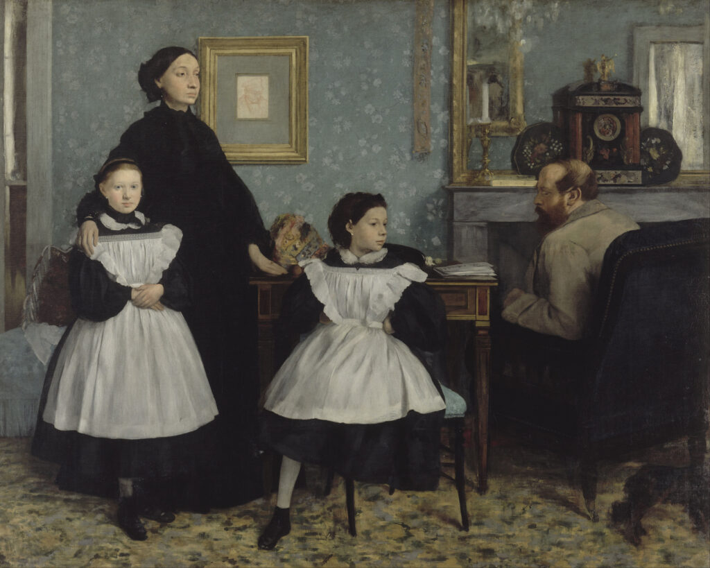 Edgar Degas, The Bellelli Family, 1858 Oil on canvas, 78.7 x 98.4 in Musée d'Orsay, Paris