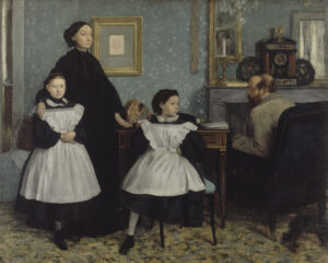 Edgar Degas, The Bellelli Family, 1858 Oil on canvas, 78.7 x 98.4 in Musée d'Orsay, Paris