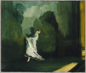 Everett Shinn, Keith's Union Square, ca. 1902 - 1906 Oil on canvas, 20.3 x 24.2 in Brooklyn Museum, New York