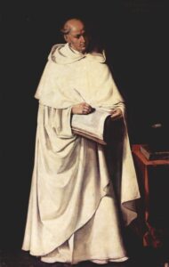Francisco de Zurbarán, Portrait of Francisco Zumel, 1633 Oil on canvas, 80.3 x 48 in Royal Academy of Fine Arts of San Fernando, Madrid