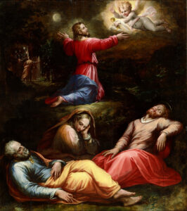Giorgio Vasari, The Garden of Gethsemane, c. 1570? Oil on panel, 56.49 x 50 in National Museum of Western Art, Tokyo