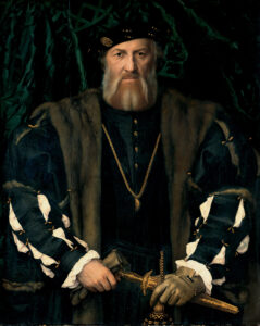 Hans Holbein the Younger, Charles de Solier, Sieur de Morette, between 1534 and 1535 Oil on oak panel, 36.4 x 29.7 in State Art Collections, Dresden