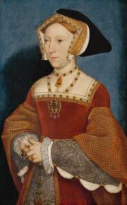 Hans Holbein the Younger, Jane Seymour, between 1536 and 1537 Oil on oak panel, 25.7 x 16 in Kunsthistorisches Museum, Vienna