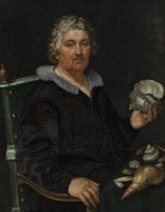 Hendrik Goltzius, Portrait of the Harlem Shell Collector, Jan Govertsz. van der Aer, 1603 Oil on canvas, 42.3 x 32.5 in Museum Boijmans Van Beuningen, Rotterdam