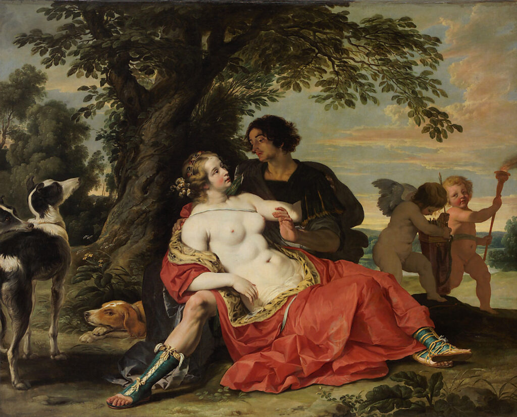 Abraham Janssens, Venus and Adonis, c 1620 Oil on canvas, 78.7 x 94.4 in Kunsthistorisches Museum, Vienna