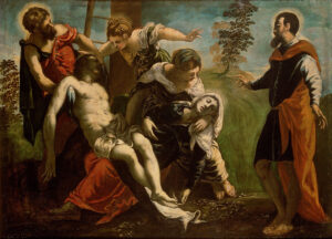 Tintoretto, Descent from the Cross, 1547 Oil on canvas, 35.8 x 48 in Kunsthistorisches Museum, Vienna