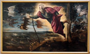 Tintoretto, Creation of the Animals, from 1550 until 1553 Oil on canvas, 59.4 x 101.5 in Gallerie dell'Accademia, Venice