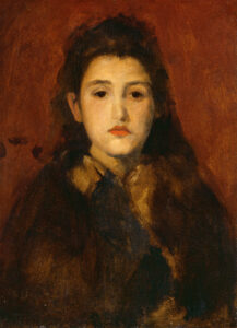 James Whistler, Alice Butt, circa 1895 Oil on canvas, 20 3/8 x 15 in National Gallery of Art, Washington DC