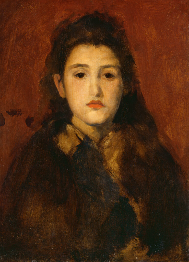 James Whistler, Alice Butt, circa 1895 Oil on canvas, 20 3/8 x 15 in National Gallery of Art, Washington DC