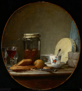 Jean Siméon Chardin, Jar of Apricots, 1758 Oil on canvas, 22.51 x 20 in Art Gallery of Ontario, Toronto